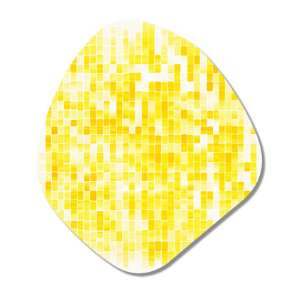 Chloette - Modern Geometric Nebula Shape Asymmetric Metal Wall Art