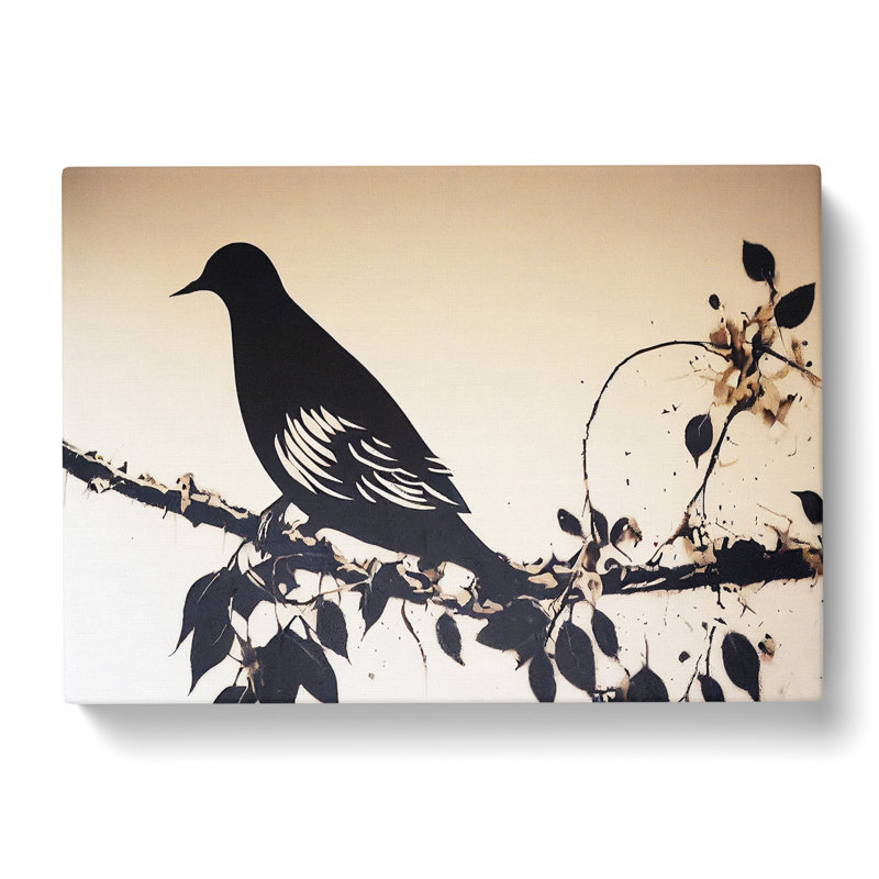 A Fab Dove Bird - Wrapped Canvas Painting, 40cm H x 60cm W x 3cm D