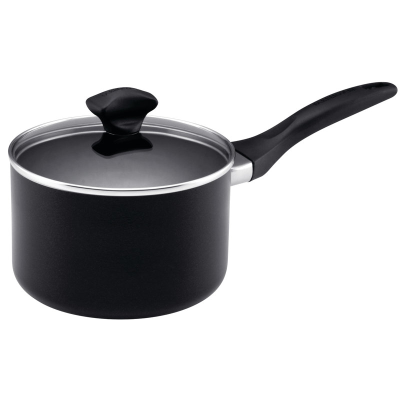Farberware 15-Piece Black Nonstick Aluminum Cookware Set