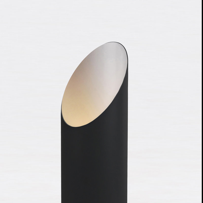 Kari 27.3cm Torchiere Floor Lamp, Black