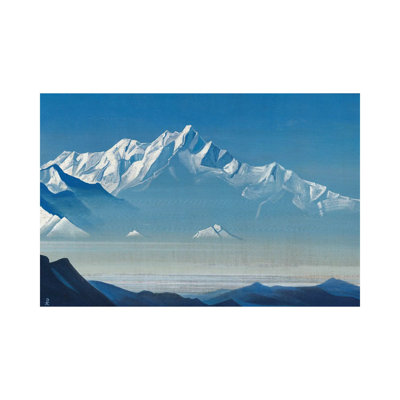 " Mount Of Five Treasures , 'Holy Mountains' Series, 1933 " by Nicholas Roerich Painting Print