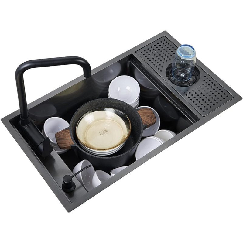 23'' L Double Bowl Stainless Steel Kitchen Sink