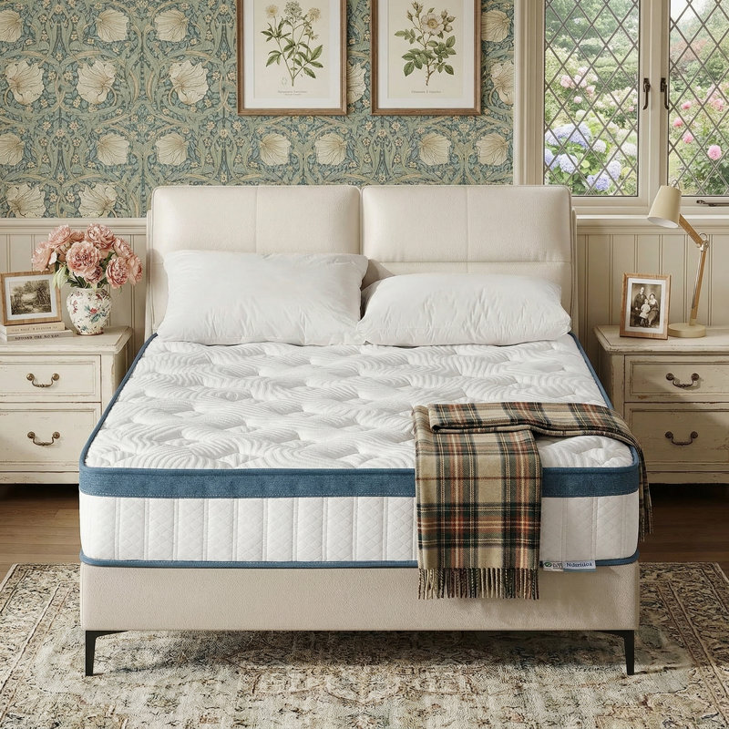 White Noise Pocket Sprung Mattress, Small Double (4')