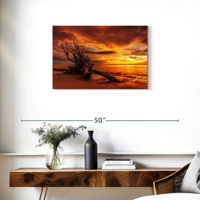 Gillard Driftwood At Sunset