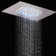 Nariman Recessed LED Rainfall Shower System with Adjustable Body Jets Water Powered