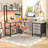 Shelburne 58.7'' W L-Shaped Computer Desk with Tall Hutch,Corner Desk-571405286