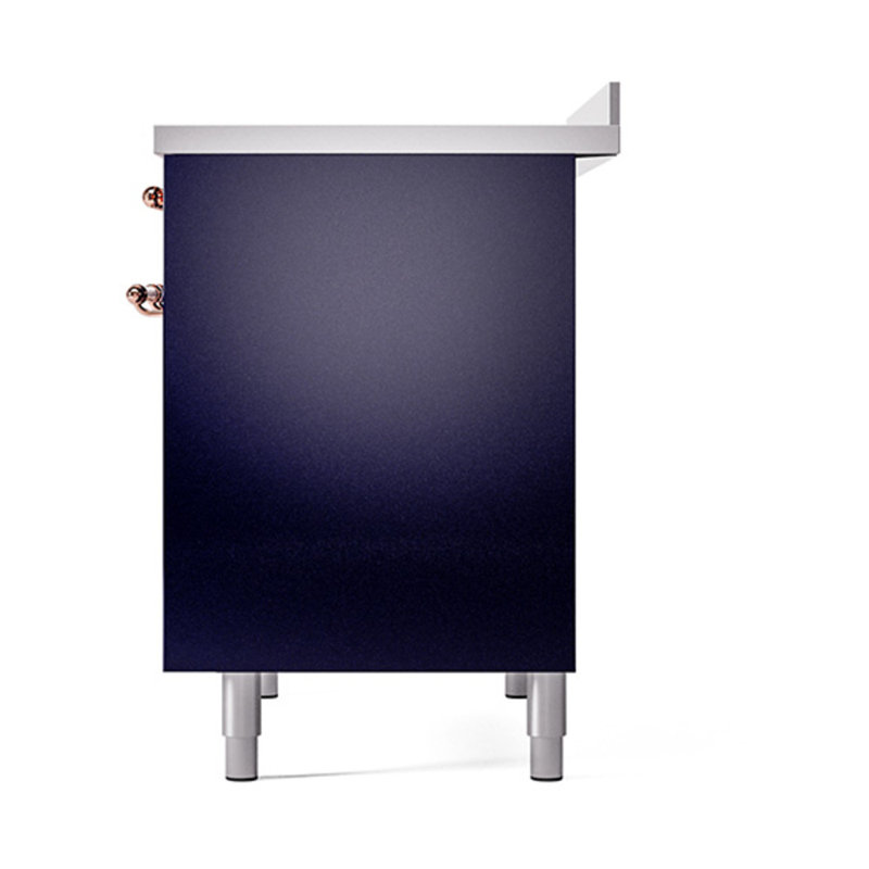ILVE Nostalgie II Noblesse 40 in Induction Range, Midnight Blue/Copper