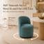 Chaise rembourrée pivotante
