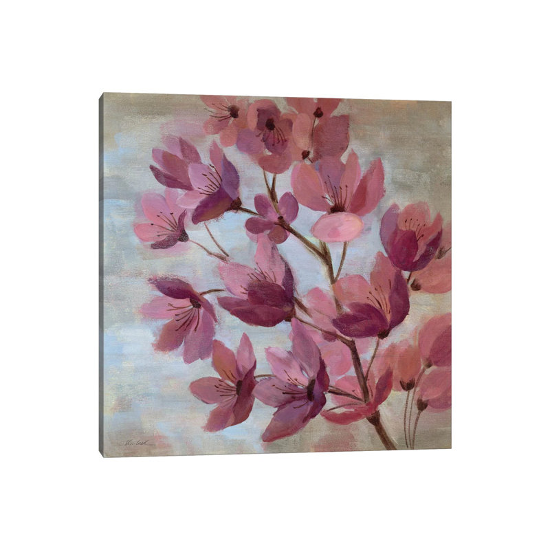 «April Blooms I» par Silvia Vassileva - reproduction d'art, Aucun mat, H 26 po x l 26 po x P 1,5 po, Toile tendue