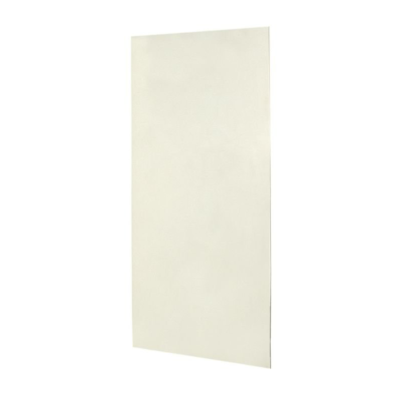 0.25'' W 36'' D 96'' H Glue Up Solid Surface Wall, Crystal Cream