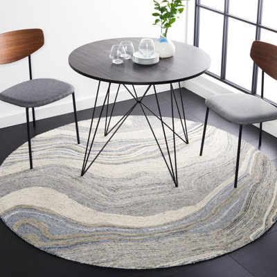 Kring Hand Tufted New Zealand Wool Abstract Rug