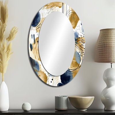 Louca - Miroir abstrait en métal