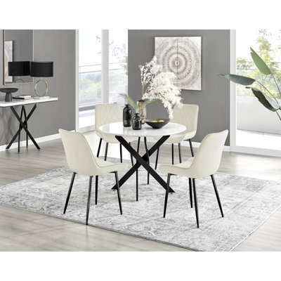 Eubanks 4 - Person Dining Set