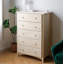 Commode 5 tiroirs Pine