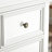 Modern 6 Bedroom Dresser In White - Ample Storage & Elegant Wood Grain Finish 6 Drawers Chest Of For Clothes With Tipping Device