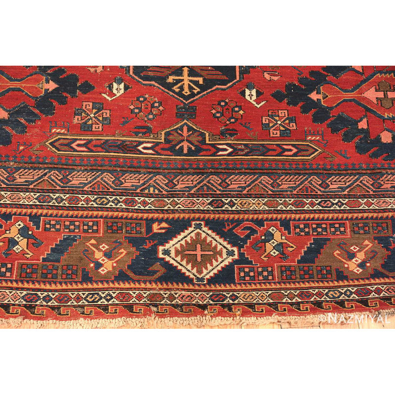 Tapis soumak antique de style tribal