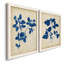 Toile encadrée Indigo Leaf Study-504656821-504889191-504889193