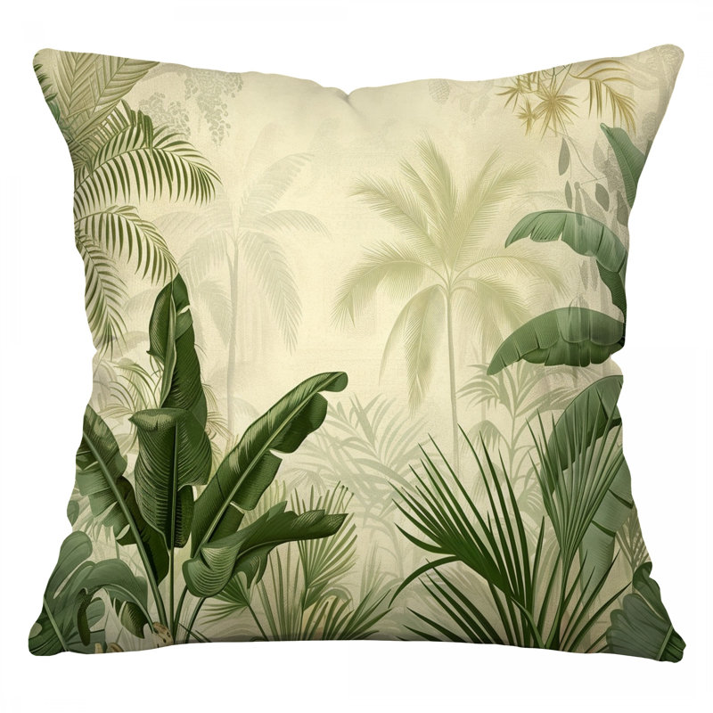 Coussin Tropical, H 18 po x l 18 po