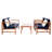 Nidhi 4 - Person Patio Conversation Set-1327354401