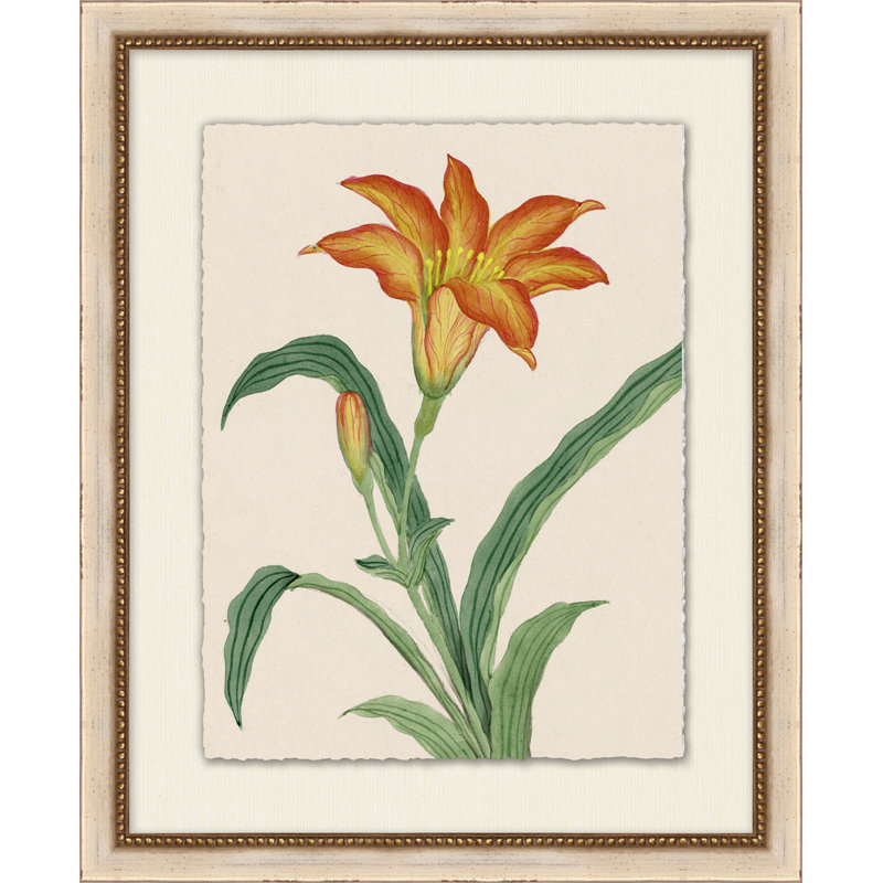 Prisma floral 4 - peinture encadrée