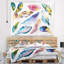 Tapisserie à plumes aquarelle-28503648