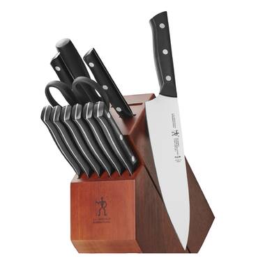 Farberware 15-Piece Forged Triple Riveted Knife Block Set, High  Carbon-Stainless Steel Kitchen Knives, Razor-Sharp Knife Set with Wood…
