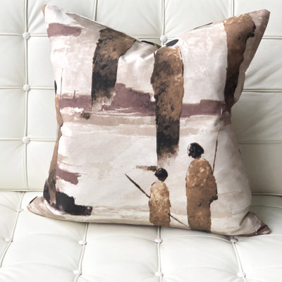  Masai Warrior Throw Pillow