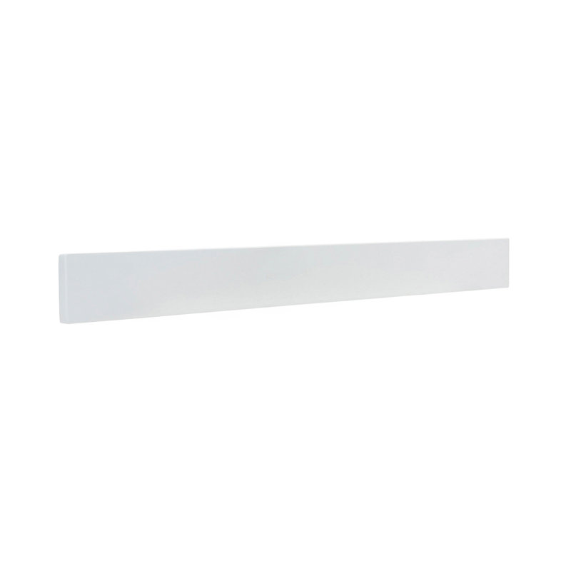 Dosseret en pierre de 43 po, Pierre artificielle blanche