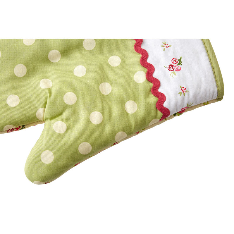 Lily Manor Gabbert Floral Cotton Oven Mitt