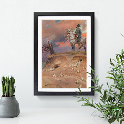 Napoleon by Wojciech Kossak - Picture Frame Painting