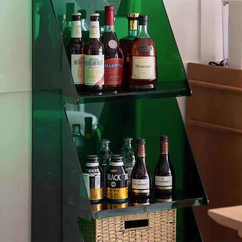 Bello, (3 Shelves) 46.26"H x 15.75"W x 15.35"D, Green