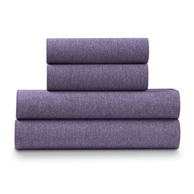 Ella Jayne Soft Heather Jersey Knit 4-Piece Sheet Set