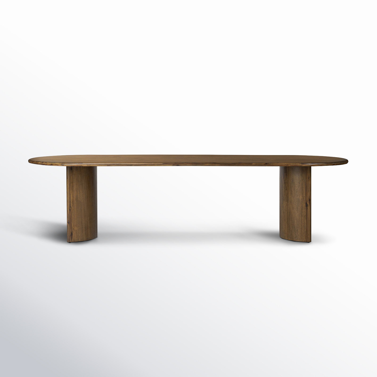 Haiden Solid Wood Dining Table, Sandy Acacia, 30" H x 118" W x 42" D