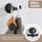 APLusee Double Bath Towel Holder Black
