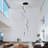 Adaleena 10 - Light LED Dimmable Geometric Long Chandelier Hanging Pendant for Staircase