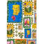 Tapis multicolore à motif de bananes tissées-844922583