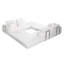 Canapé modulaire en forme de L, canapé modulaire en velours côtelé de style minimaliste moderne-1033367454