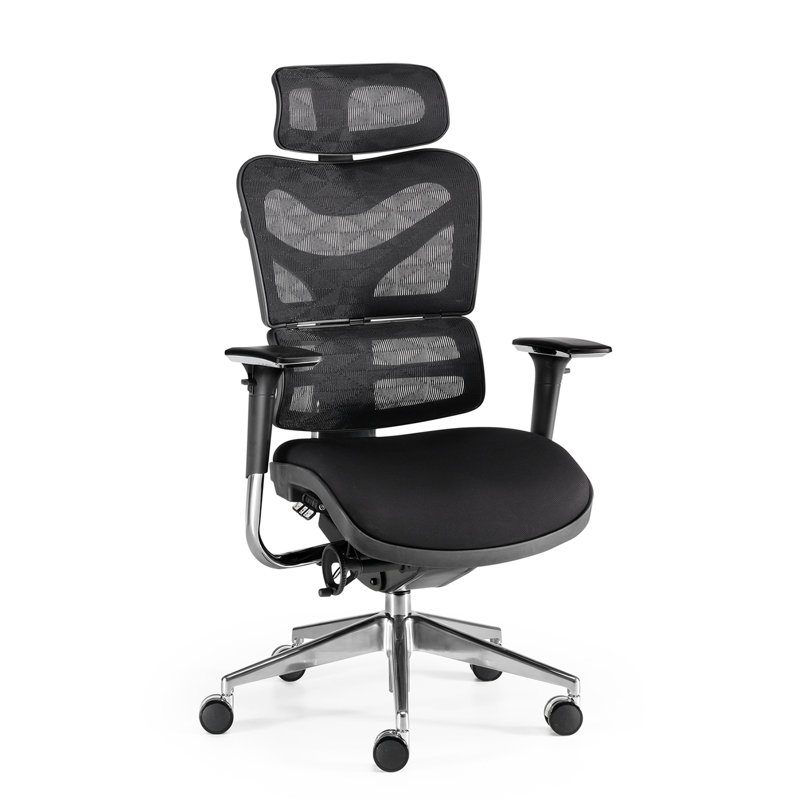 Polyester Blend Office Chair with Headrest