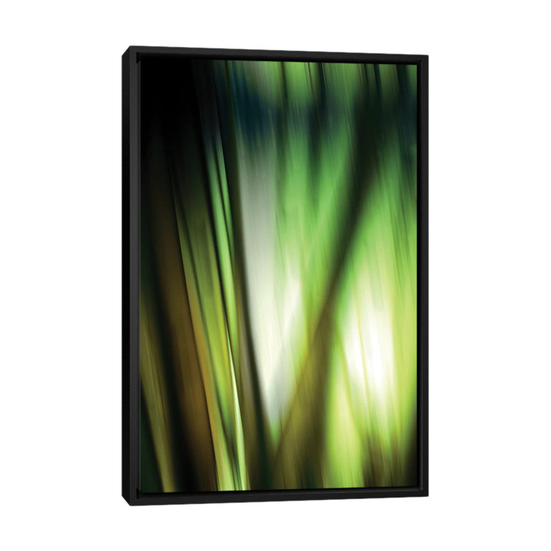 « organic i », impression sur toile, H 26 po x l 18 po x P 1,5 po, Toile avec cadre noir, Pas de tapis