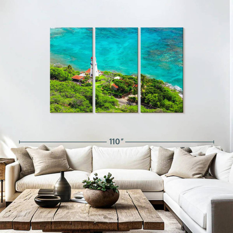 Phare de Diamond Head, H 48 po x l 74 po