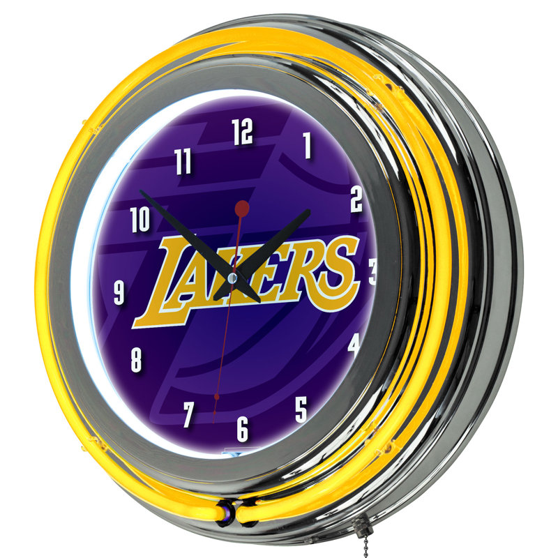 Horloge murale 14,5 po NBA, Lakers de Los Angeles