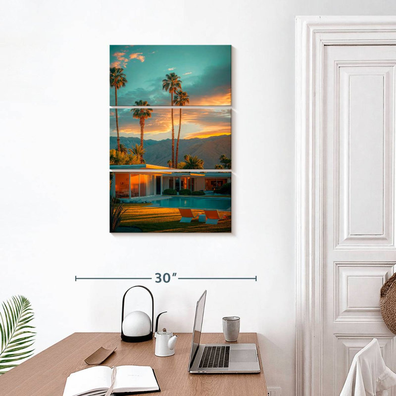 Lilie Palm Springs Golden Sunset, H 32 po x l 20 po
