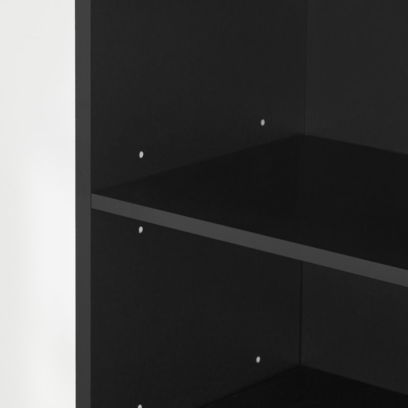 Armoire de rangement pour CD et DVD, Noir