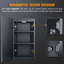 Deanise 385mm W 700mm H Frameless Medicine Cabinet Mirror 2 Fixed