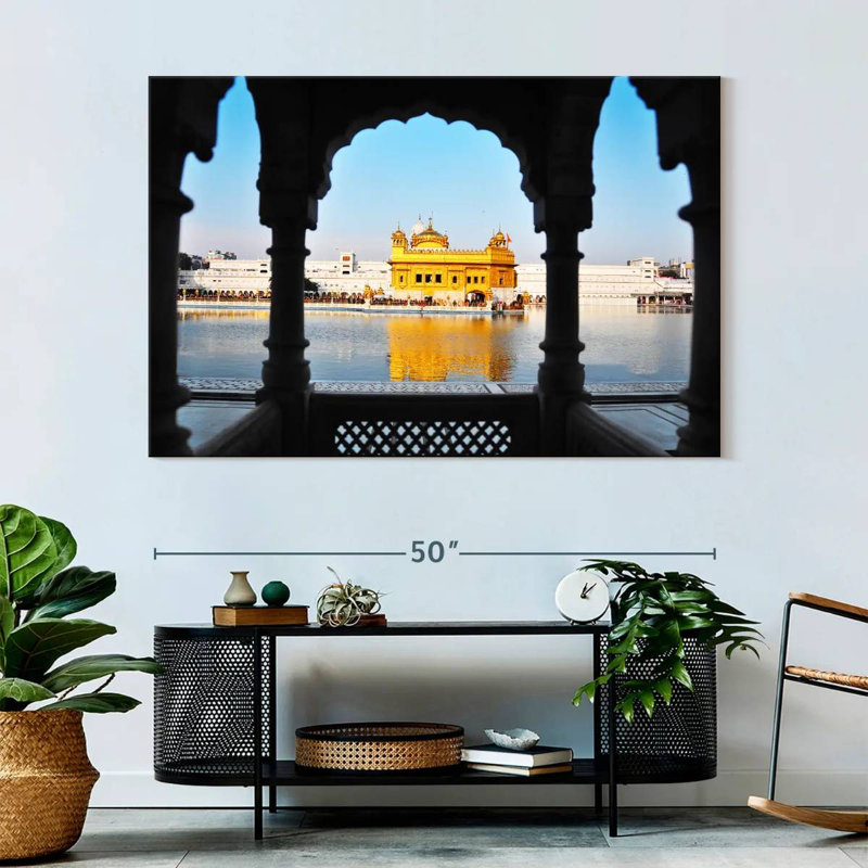 Ravi Sikh Golden Temple, 34" H x 51" W
