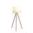 64" - 47"H Adjustable Height Brass/Shiny Gold Modern Tripod Floor Lamp for Living Room, Standing Lamp for Bedroom