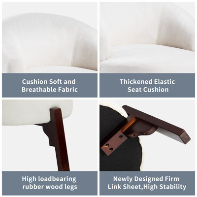 Debbera 25.98'' Upholstered Velvet Accent Chairs