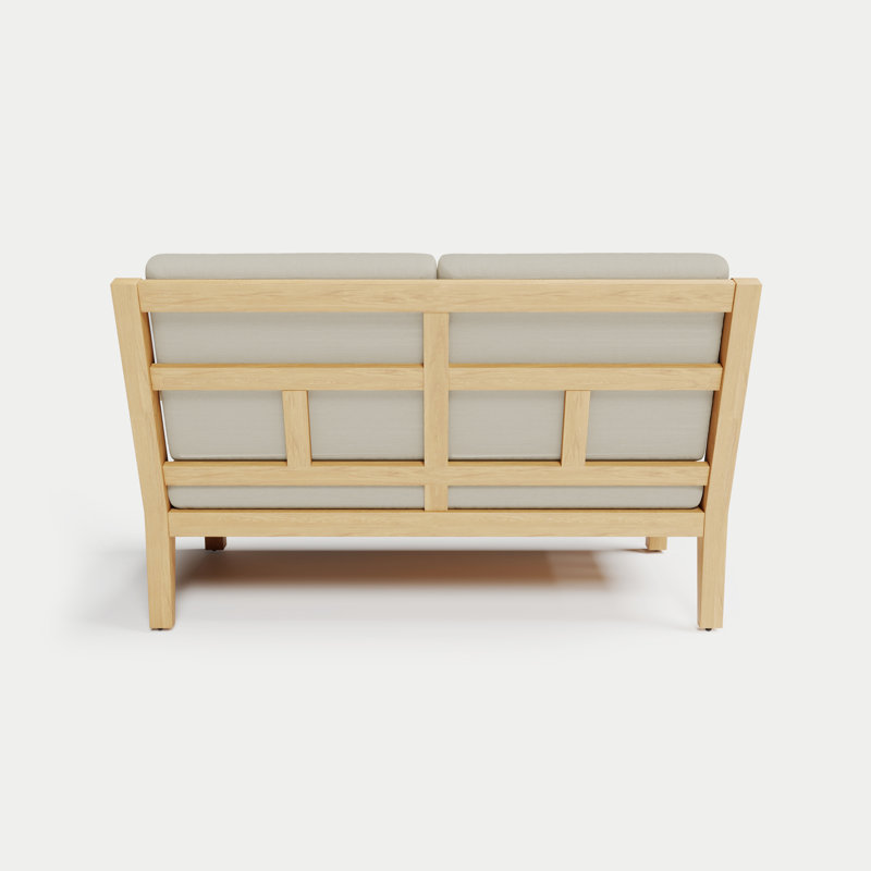 Solerno Heated Loveseat, Eggshell