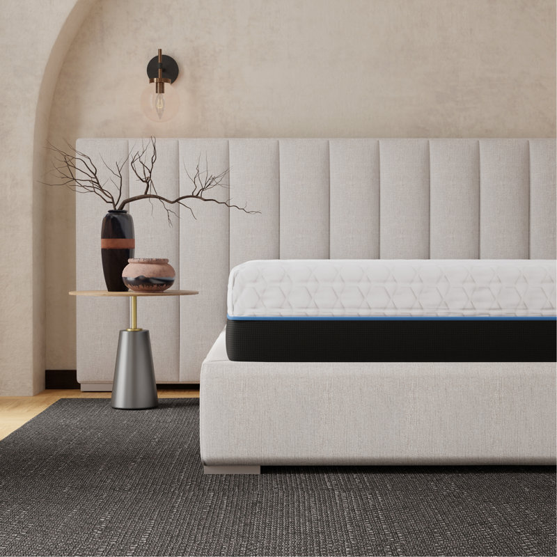 Matelas en mousse viscoélastique imprégnée de cuivre 12 pouces, Grand lit