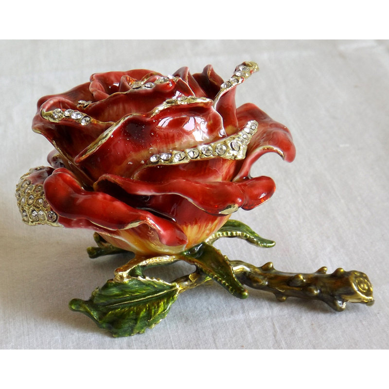 Boîte à bijoux rose, Rouge